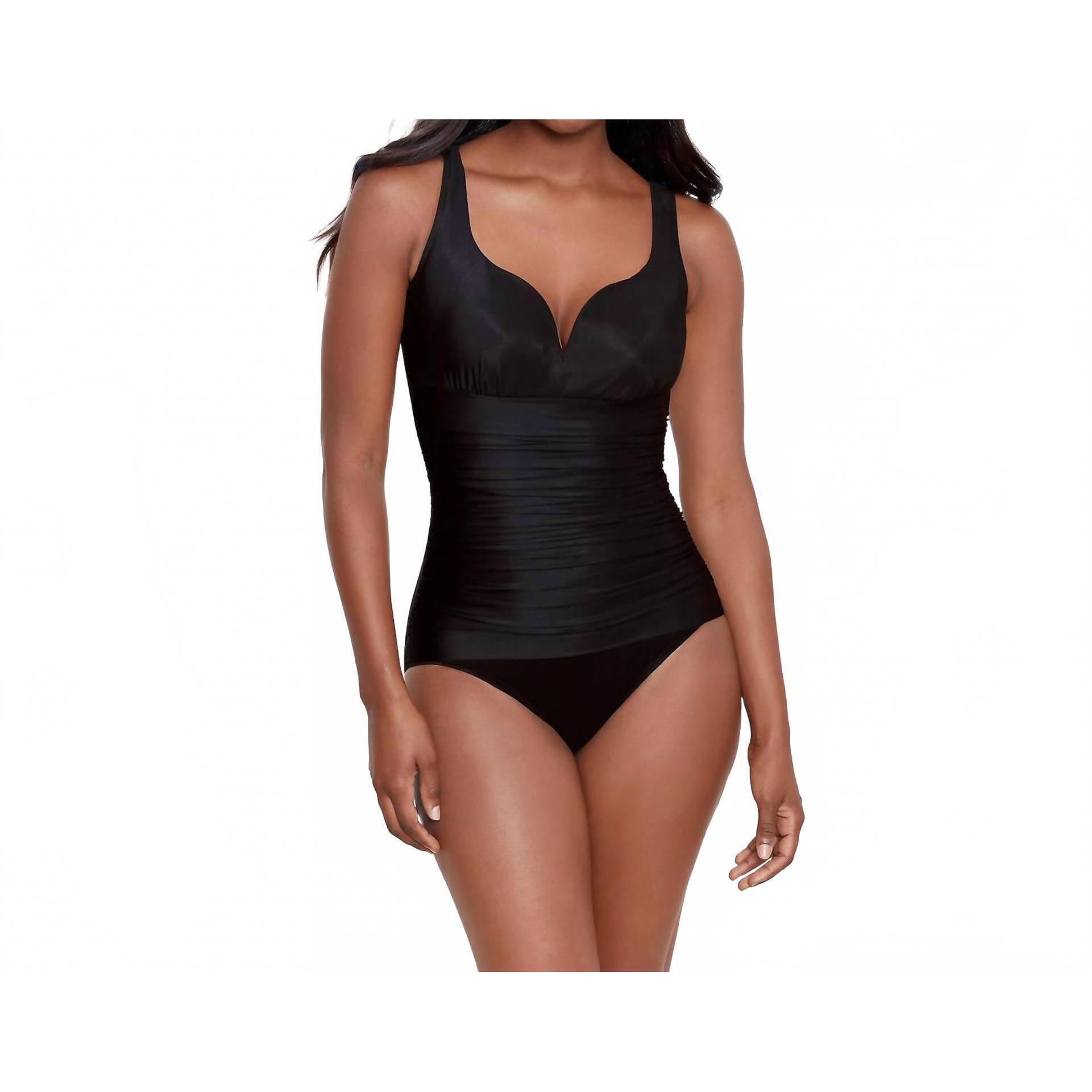 New Miraclesuit Cherie One Piece Swimsuit In Black